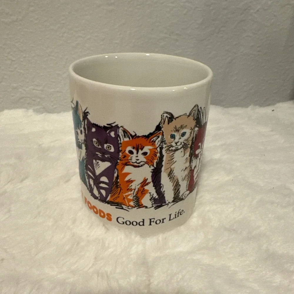 Vintage Iams Cat Foods Coffee Mug Kittens Good For Life Promotional Cup with Box